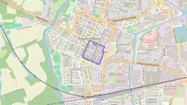 Appartement 70 m² quatre pièces à vendre à Vitry-le-François