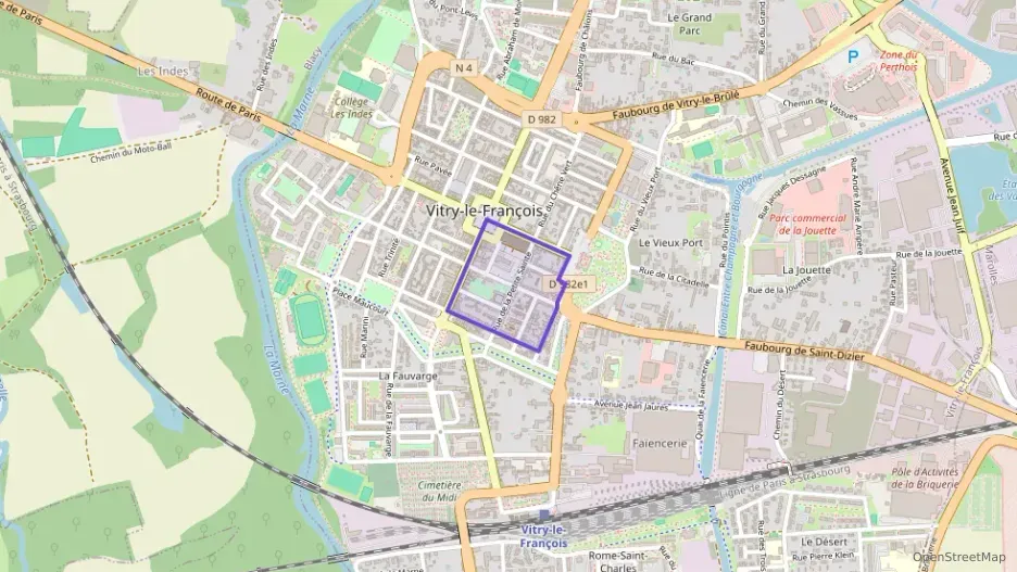 Appartement 67 m² quatre pièces à vendre à Vitry-le-François Appartement 67 m² quatre pièces à vendre à Vitry-le-François