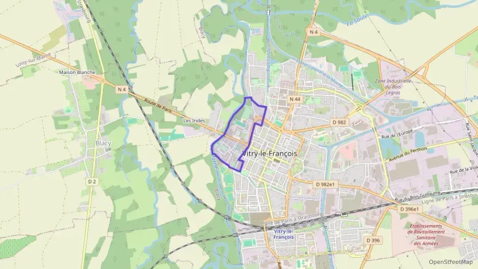 Appartement 54 m² trois pièces à vendre à Vitry-le-François Appartement 54 m² trois pièces à vendre à Vitry-le-François