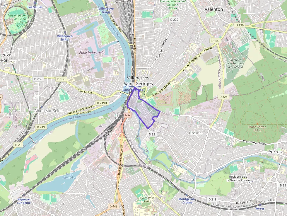 Appartement 56 m² trois pièces à vendre à Villeneuve-Saint-Georges