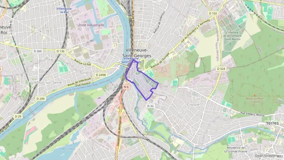 Appartement 56 m² trois pièces à vendre à Villeneuve-Saint-Georges