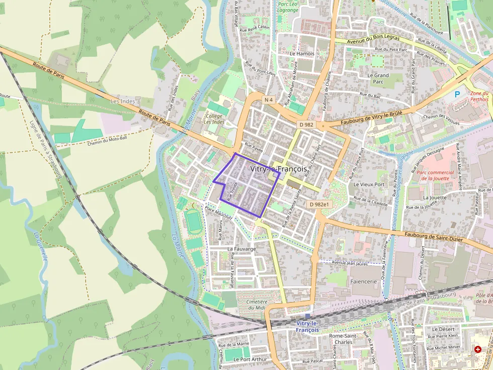 Appartement 101 m² quatre pièces à vendre à Vitry-le-François
