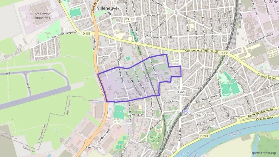 Appartement 70 m² trois pièces à vendre à Villeneuve-le-Roi