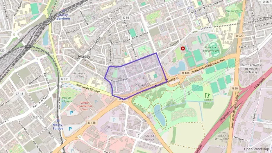 Appartement 67 m² trois pièces à vendre à Massy