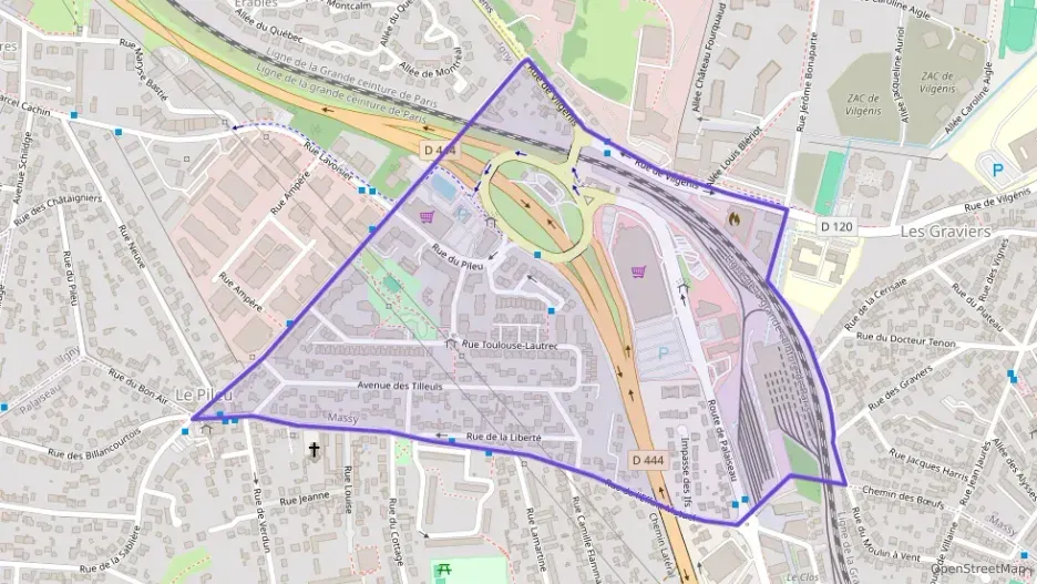 Appartement 72 m² trois pièces à vendre à Massy