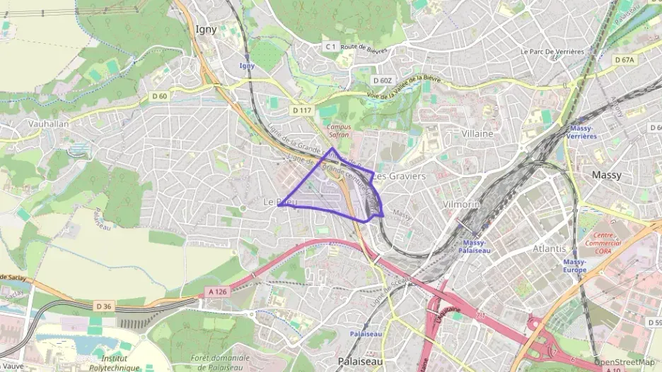 Appartement 72 m² trois pièces à vendre à Massy