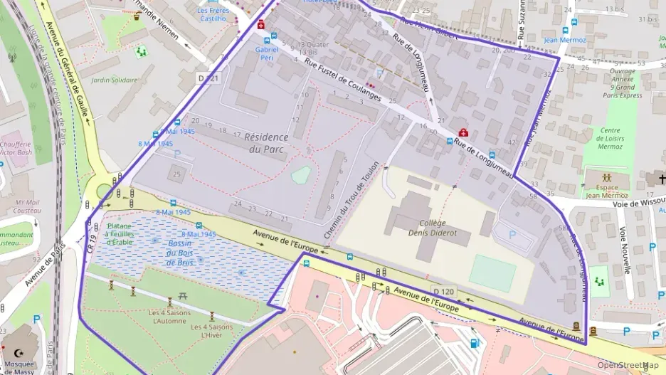 Appartement 47 m² deux pieces à vendre à Massy