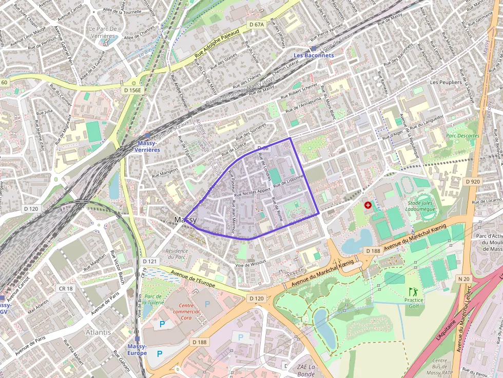 Appartement 54 m² trois pièces à vendre à Massy