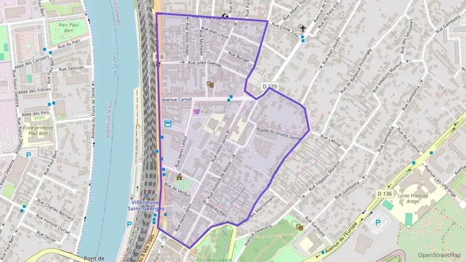 Appartement 43 m² deux pieces à vendre à Villeneuve-Saint-Georges