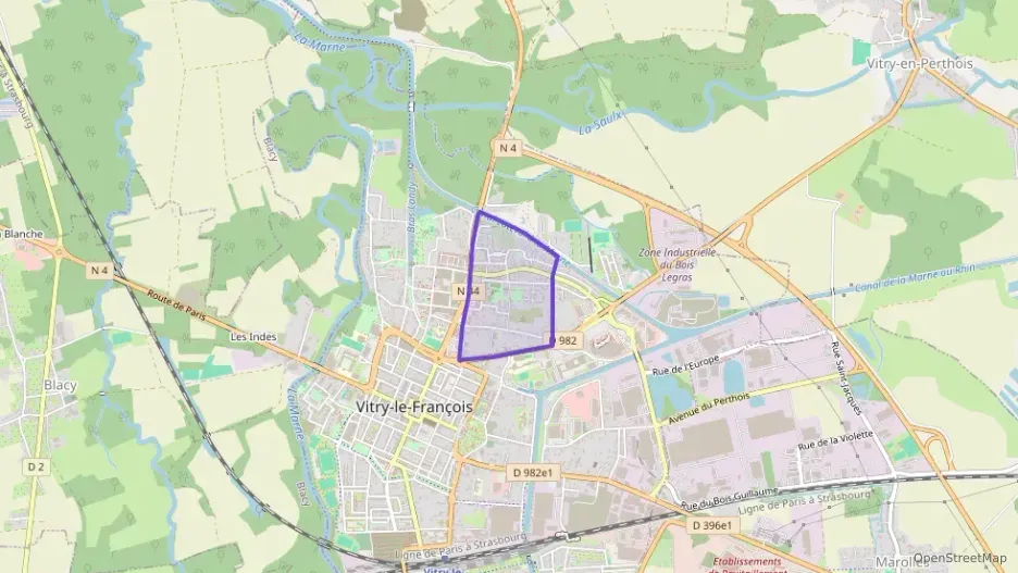 Appartement 46 m² deux pieces à vendre à Vitry-le-François Appartement 46 m² deux pieces à vendre à Vitry-le-François