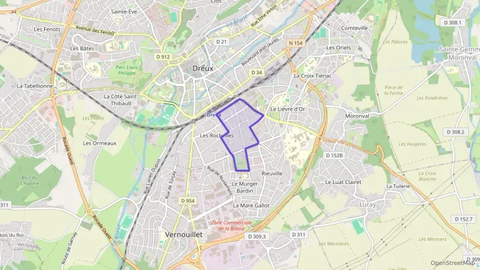 Appartement 60 m² deux pieces à vendre à Dreux