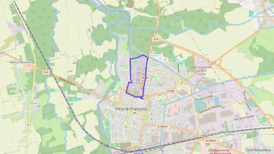 Appartement 44 m² deux pieces à vendre à Vitry-le-François