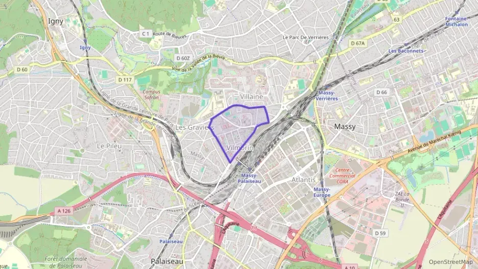 Appartement 65 m² trois pièces à vendre à Massy Appartement 65 m² trois pièces à vendre à Massy