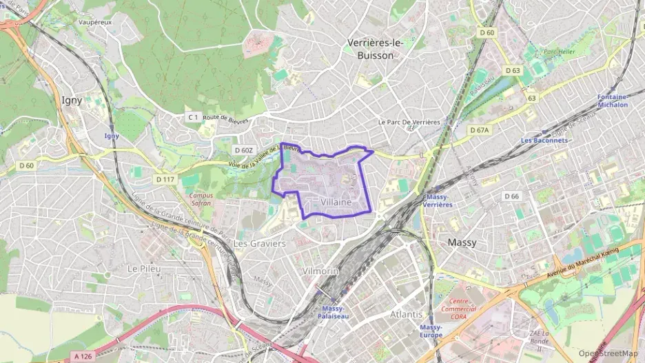 Appartement 74 m² trois pièces à vendre à Massy