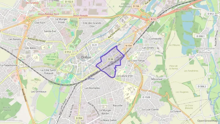 Appartement 66 m² deux pieces à vendre à Dreux