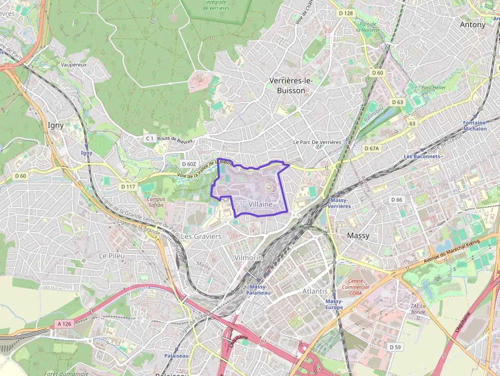 Appartement 63 m² trois pièces à vendre à Massy