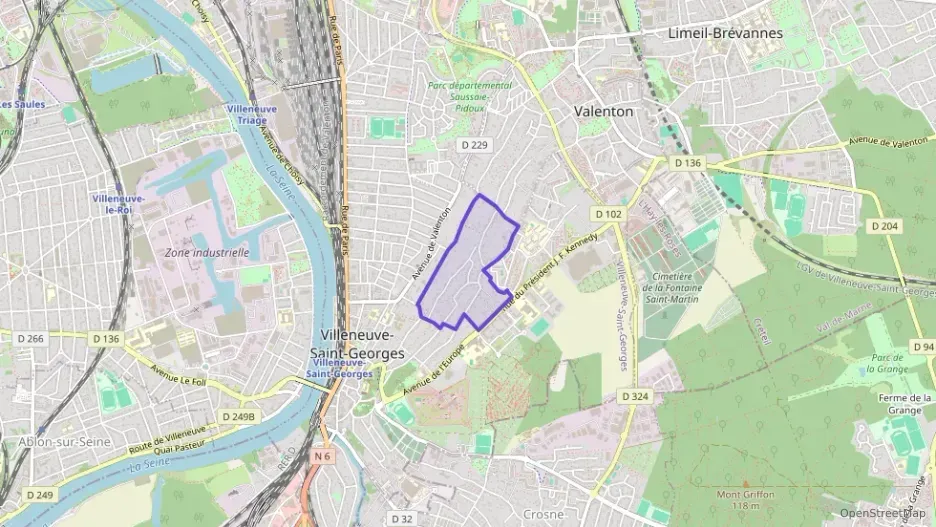 Appartement 30 m² deux pieces à vendre à Villeneuve-Saint-Georges