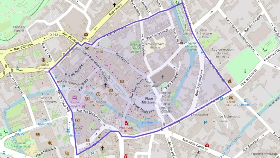 Appartement 109 m² quatre pièces à vendre à Dreux