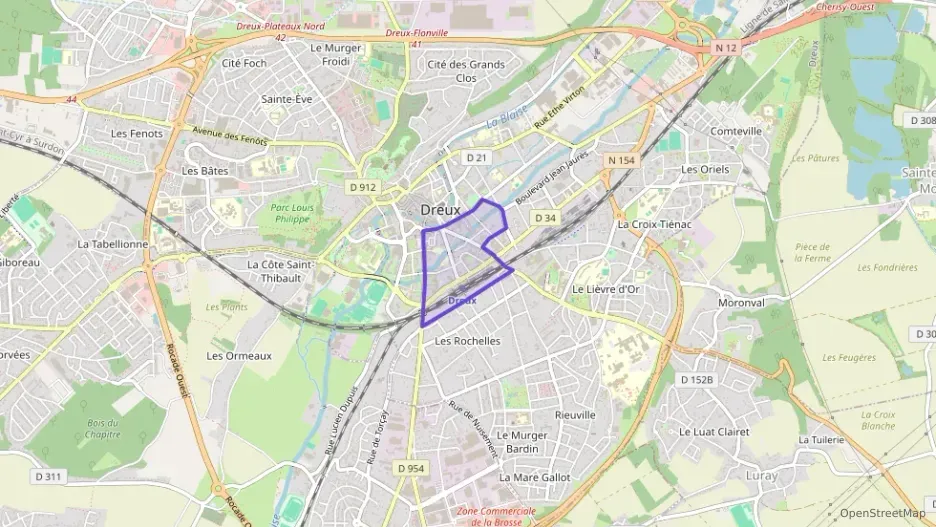 Appartement 71 m² trois pièces à vendre à Dreux