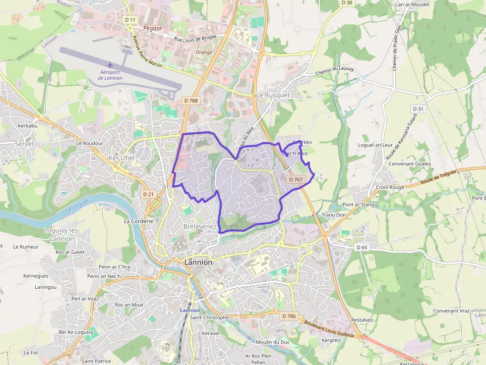 Appartement 61 m² trois pièces à vendre à Lannion