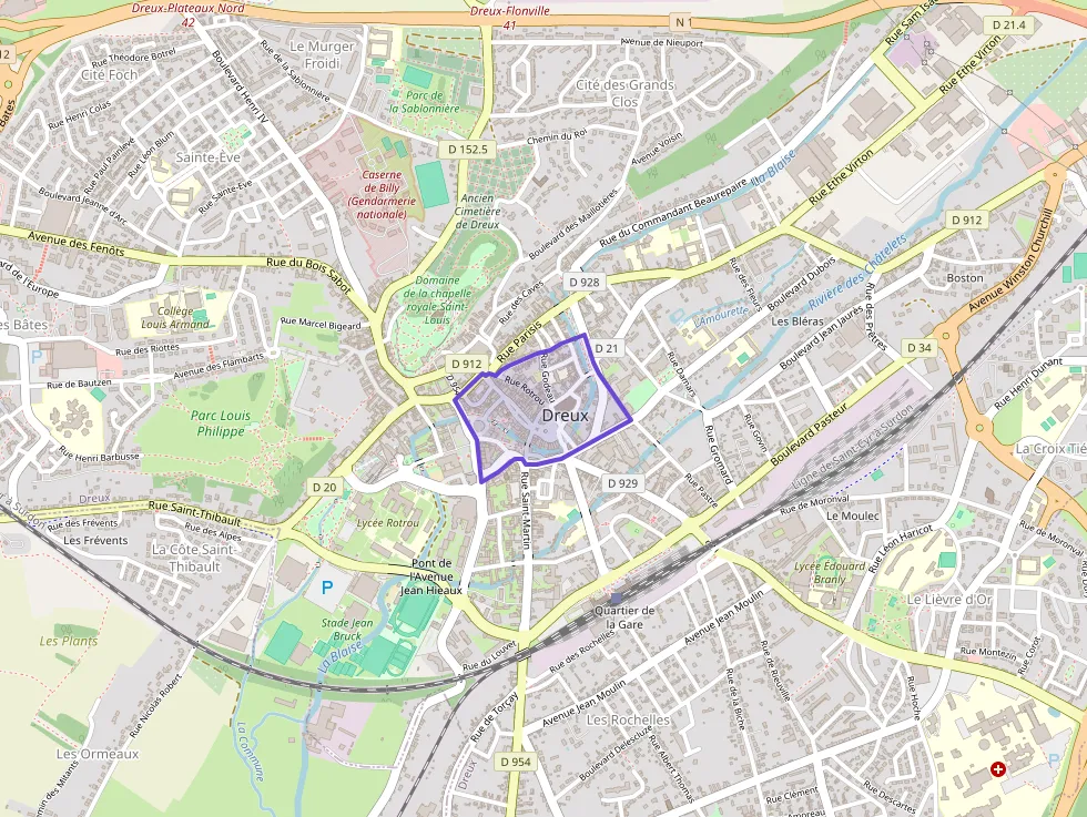 Appartement 115 m² quatre pièces à vendre à Dreux