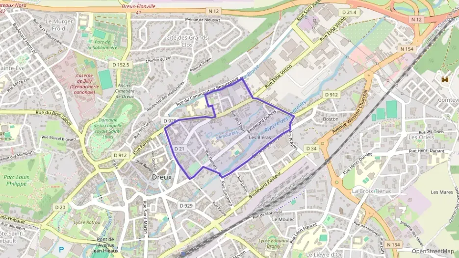 Appartement 39 m² deux pieces à vendre à Dreux