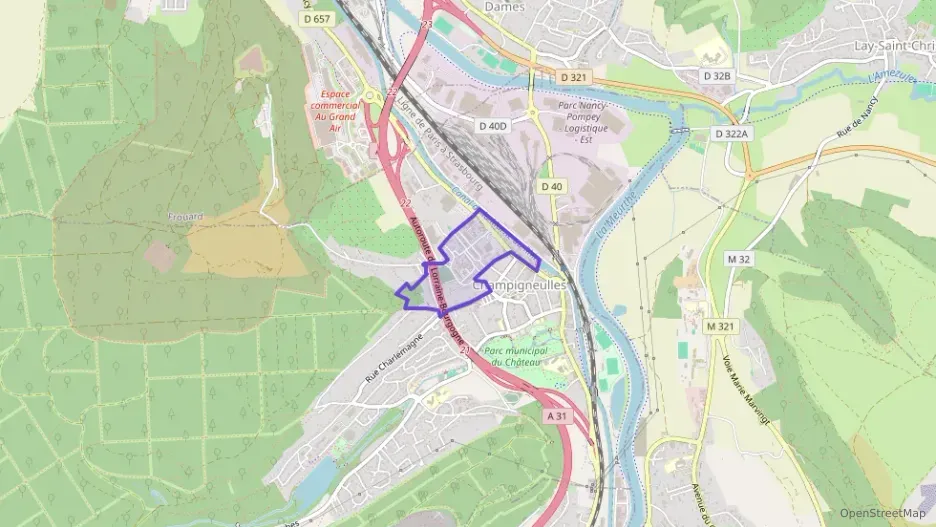 Appartement 79 m² quatre pièces à vendre à Champigneulles