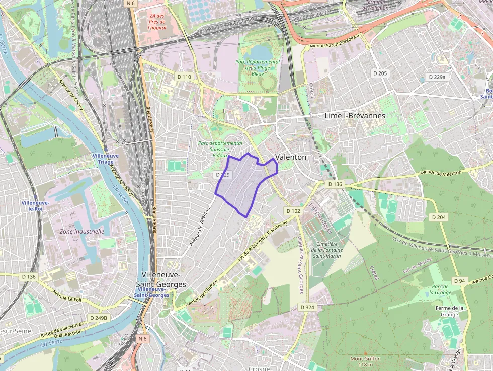 Appartement 68 m² trois pièces à vendre à Valenton