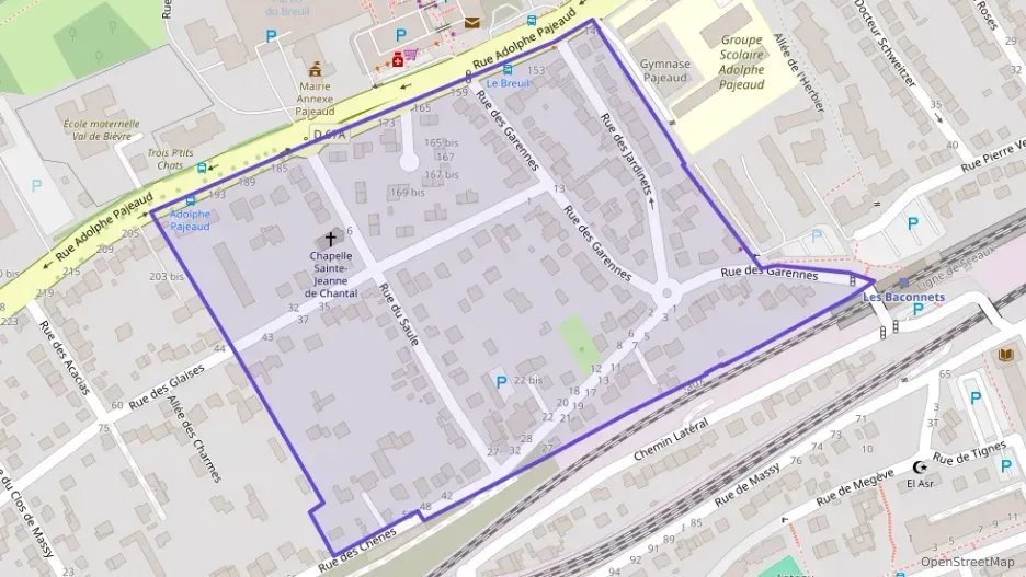 Appartement 55 m² trois pièces à vendre à Antony