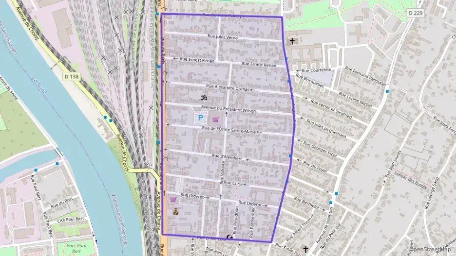 Appartement 45 m² deux pieces à vendre à Villeneuve-Saint-Georges