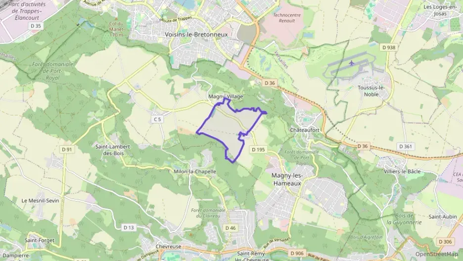 Appartement 50 m² deux pieces à vendre à Magny-les-Hameaux