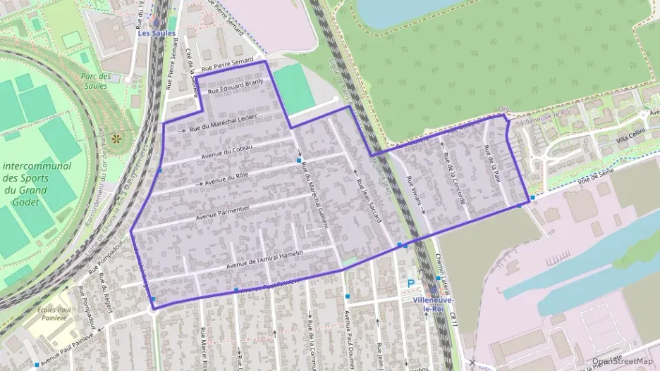 Appartement 73 m² quatre pièces à vendre à Villeneuve-le-Roi