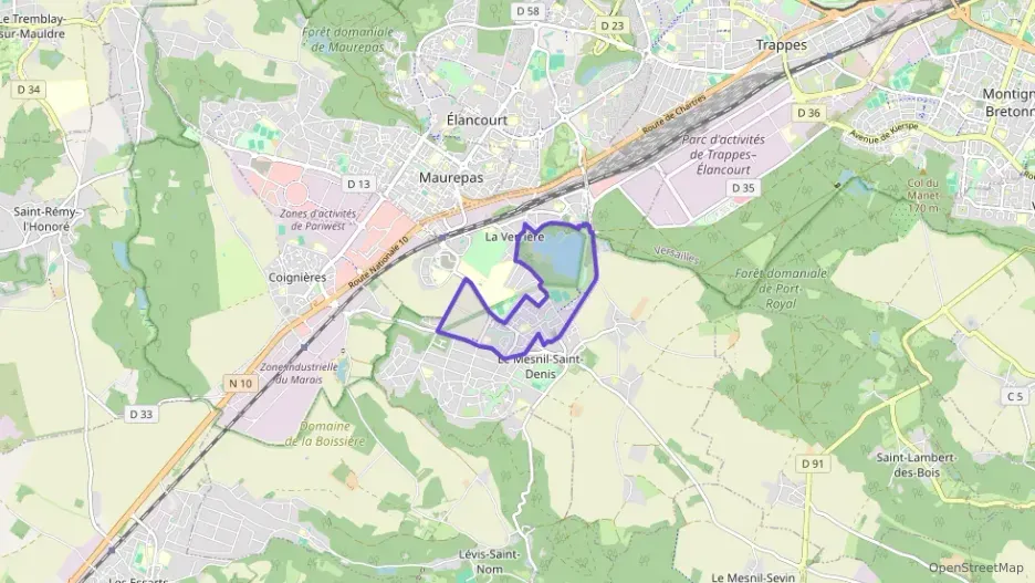 Appartement 46 m² deux pieces à vendre à Le Mesnil-Saint-Denis Appartement 46 m² deux pieces à vendre à Le Mesnil-Saint-Denis