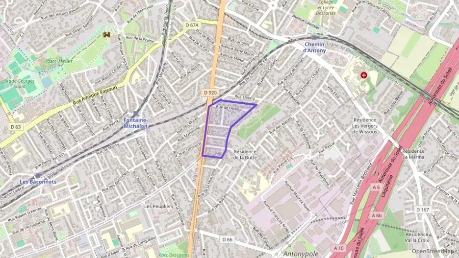 Appartement 30 m² deux pieces à vendre à Antony