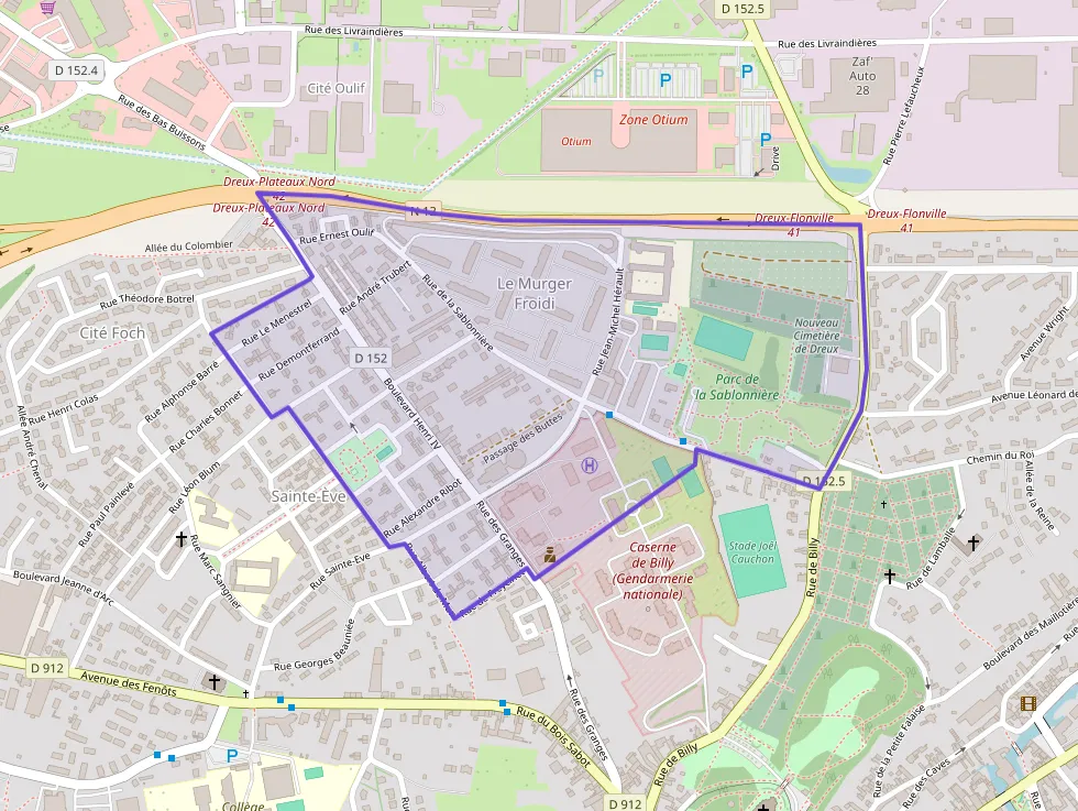 Appartement 67 m² quatre pièces à vendre à Dreux