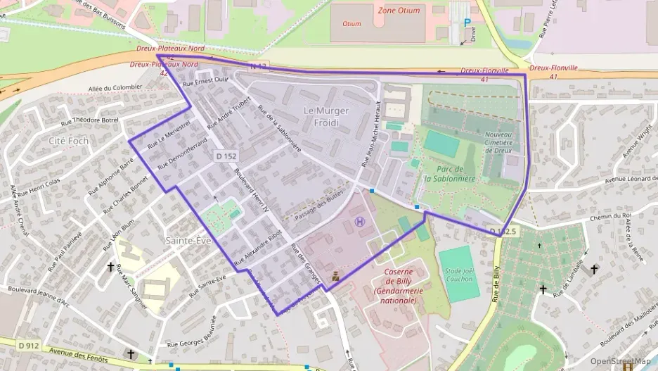 Appartement 67 m² quatre pièces à vendre à Dreux