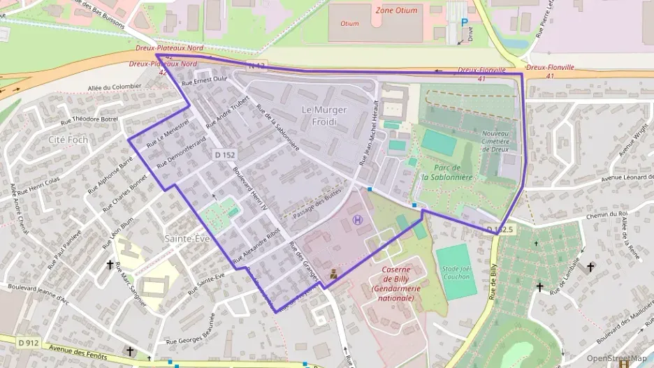 Appartement 56 m² trois pièces à vendre à Dreux