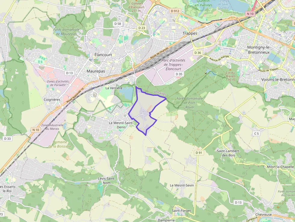 Appartement 59 m² trois pièces à vendre à Le Mesnil-Saint-Denis