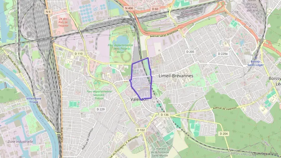 Appartement 61 m² trois pièces à vendre à Valenton Appartement 61 m² trois pièces à vendre à Valenton