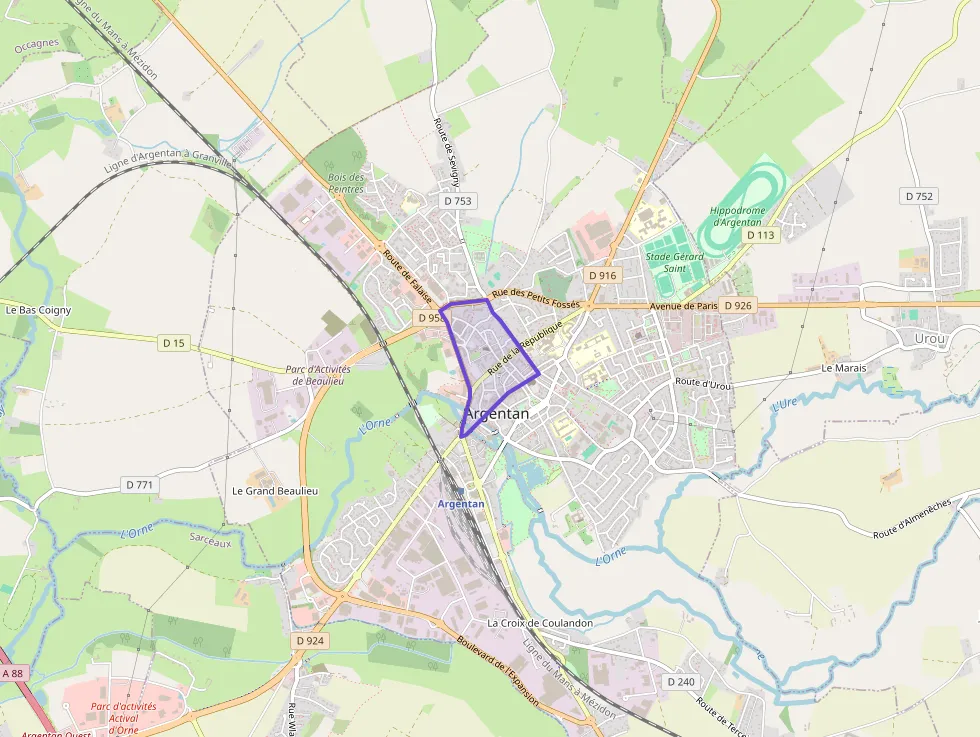 Appartement 95 m² quatre pièces à vendre à Argentan