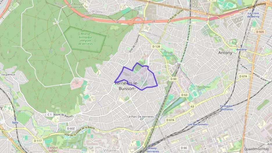 Appartement 54 m² deux pieces à vendre à Verrières-le-Buisson Appartement 54 m² deux pieces à vendre à Verrières-le-Buisson