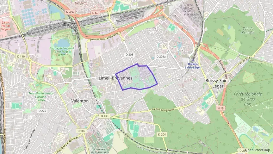 Appartement 61 m² trois pièces à vendre à Limeil-Brévannes