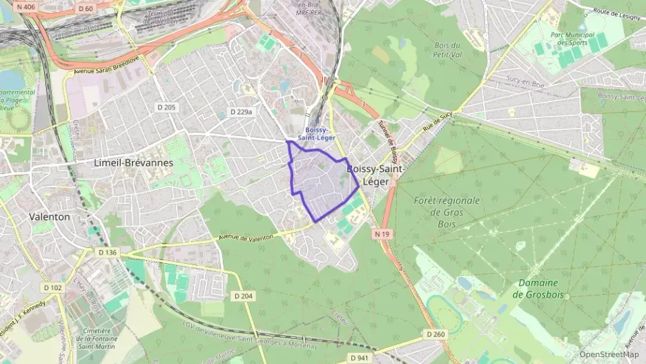 Appartement 42 m² deux pieces à vendre à Boissy-Saint-Léger