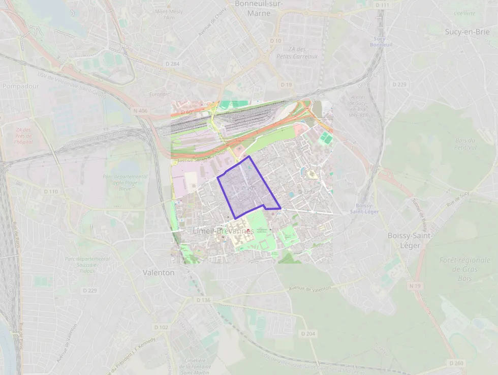 Appartement 40 m² deux pieces à vendre à Limeil-Brévannes