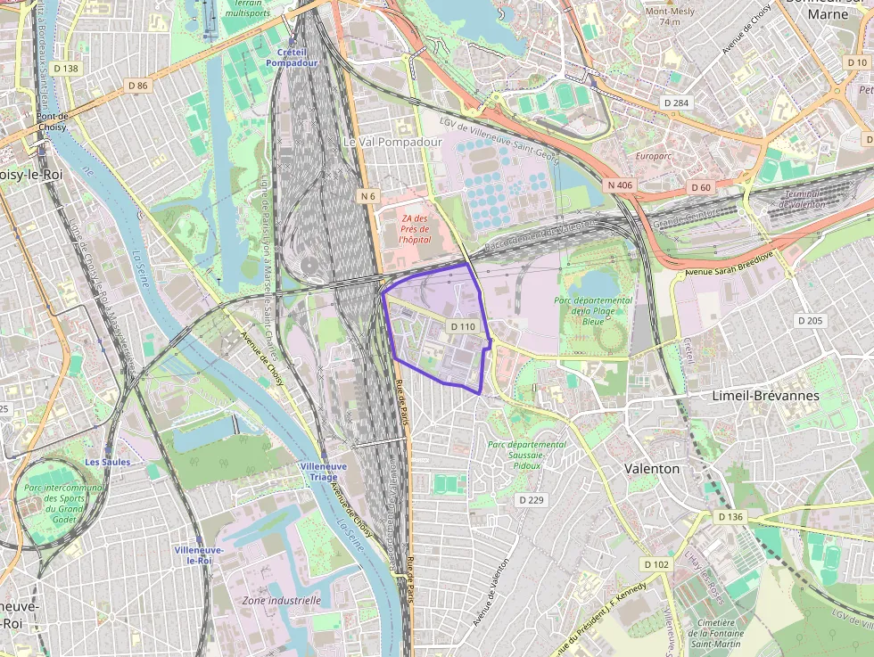 Appartement 65 m² trois pièces à vendre à Villeneuve-Saint-Georges