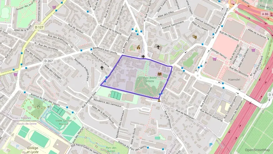 Appartement 87 m² quatre pièces à vendre à Fresnes
