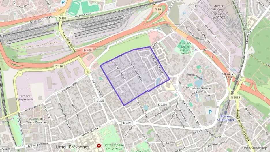 Appartement 93 m² cinq pièces à vendre à Limeil-Brévannes