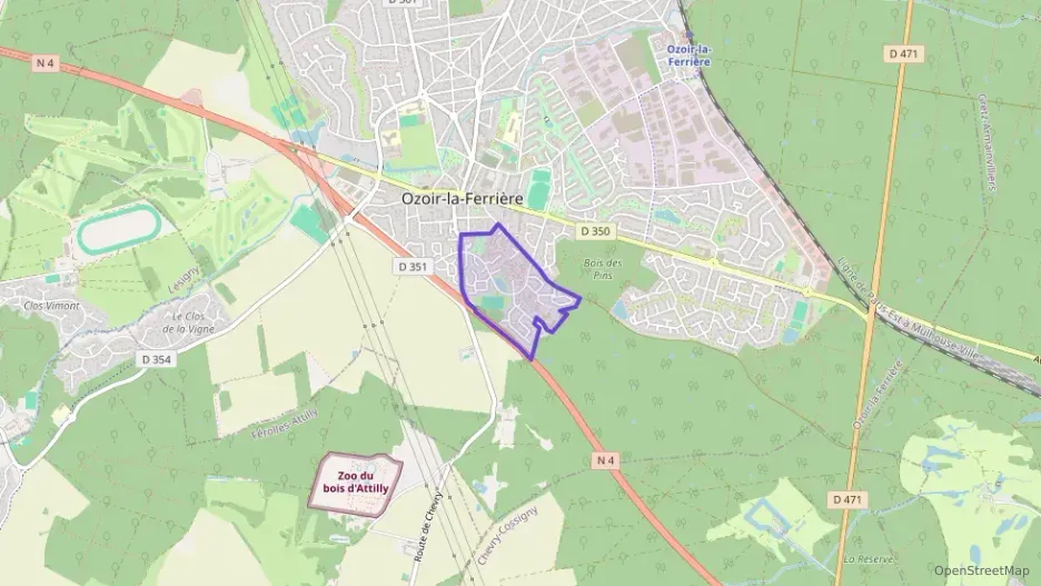 Appartement 59 m² trois pièces à vendre à Ozoir-la-Ferrière Appartement 59 m² trois pièces à vendre à Ozoir-la-Ferrière