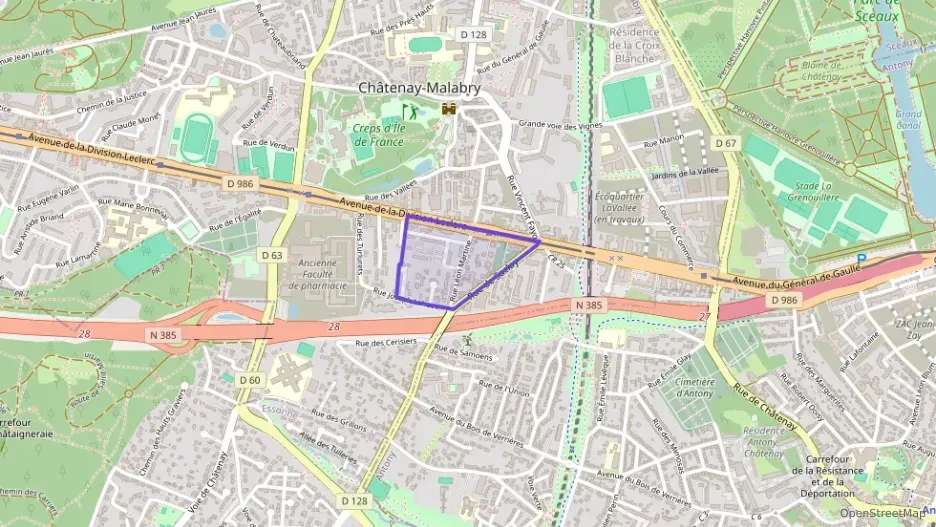 Appartement 102 m² quatre pièces à vendre à Châtenay-Malabry