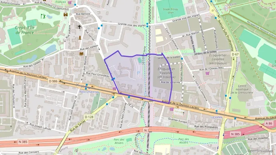 Appartement 68 m² trois pièces à vendre à Châtenay-Malabry Appartement 68 m² trois pièces à vendre à Châtenay-Malabry